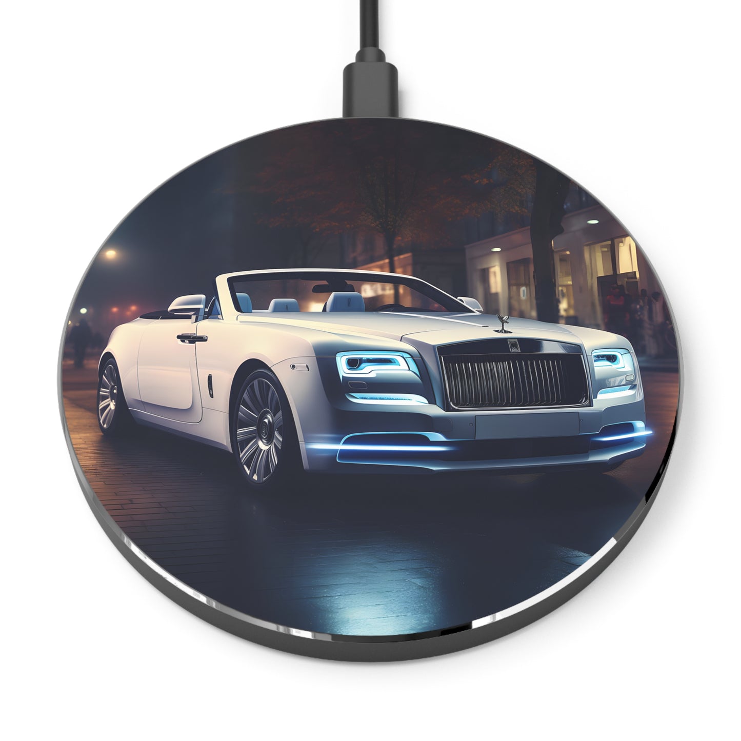 Luxury Car Wireless Charger, Fast Charging Pad, Car Enthusiast Gift, Stylish Tech Accessory, Home Office Decor