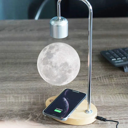 Magnetic Levitating 3D Moon Light