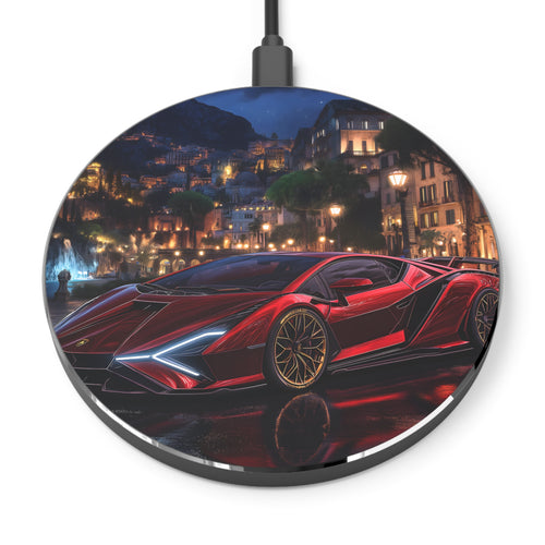 Lamborghini Wireless Charger, Fast Charging Pad, Car Enthusiast Gift, Modern Desk Accessory, Unique Decor for Gamers, Birthday Present