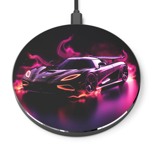 Stylish Fast Wireless Charger - Cool Car Design, Perfect for Tech Lovers, Great for Home or Office, Gift for Car Enthusiasts