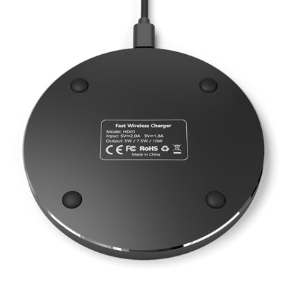 Motorcycle-Themed Wireless Charger - Fast Charging Pad for Motorcycle Lovers, Cool Desk Accessory, Perfect Gift for Bikers