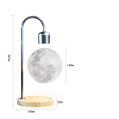 Magnetic Levitating 3D Moon Light